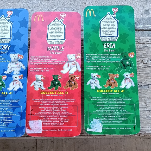 BNWT EXTREMLEY RARE. VINTAGE 1996-1998 Ronald McDonald House Charities - Picture 7 of 9